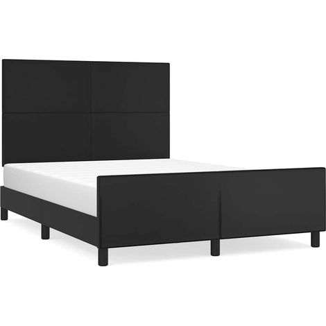 Maison Exclusive - Giroletto con Testiera Nero 140x190 cm in Similpelle (1/5)