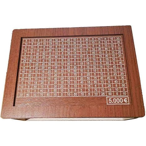 Wiederverwendbares Sparschwein aus Holz mit Countdown-Timer und Sparzielanzeige, ideal für Kinder und Erwachsene. (1/5)