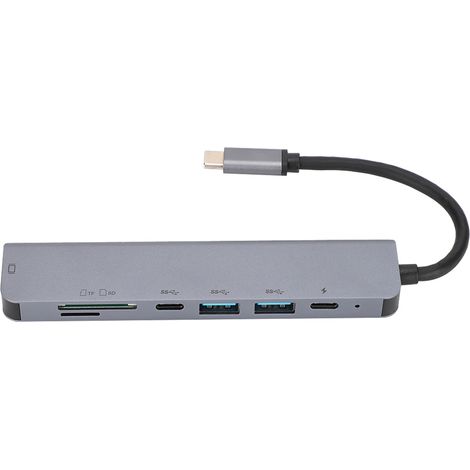 Hub multifonction 7 en 1 TypeC vers HDMI +PD avec convertisseur de charge rapide (1/5)