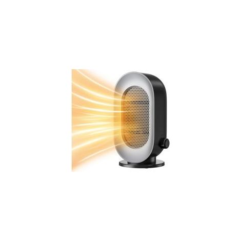 Tragbarer Heizlüfter für den Innenbereich, Mini-Elektroheizlüfter, Überhitzungs-/Kippschutz, schnell aufheizender PTC-Tischheizer (1/4)