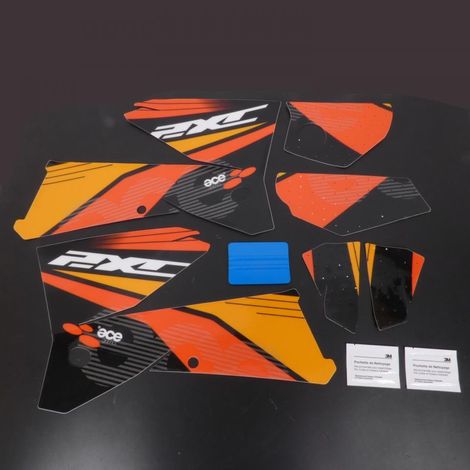 Autocollant stickers Ace pour moto KTM EXC 2005 à 2007 0505419