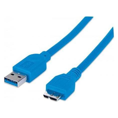 MANHATTAN Cavo USB 3.0 Superspeed A/Micro B 2 mt (1/3)