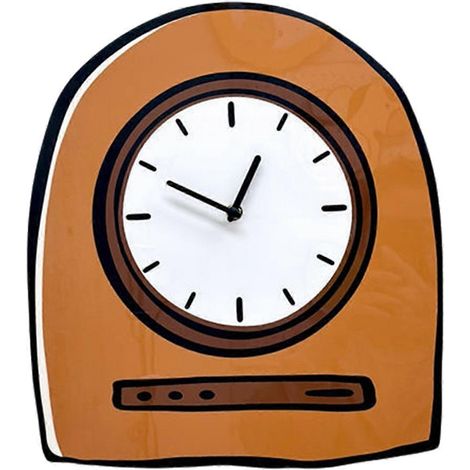 Schwingende Uhr, schlichte Wanduhr, stilvolle Wohnzimmer-/Schlafzimmeruhr (1/5)