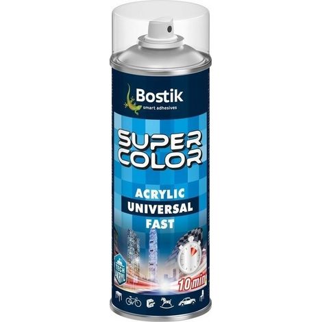 Barniz acrílico en spray Bostik Super Color Fast, incoloro, 400 ml