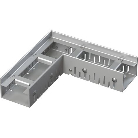 Alcadrain Eckige Entwässerungsrinne 75 mm verstellbar, Edelstahl (1/2)