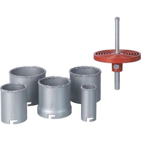 Lot de 5 Scies Cloches Diamant 33/53/67/73/83 mm - En Malette - Précision et Durabilité - D-Work