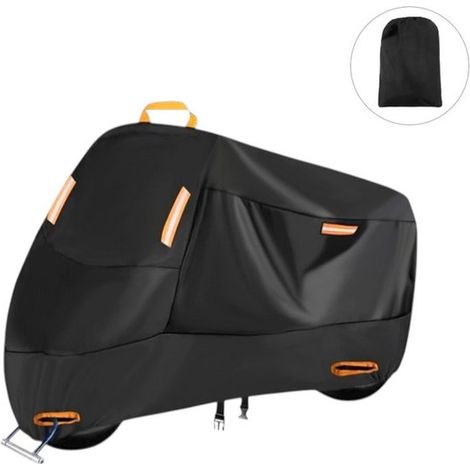1 pièce - Housse pour moto/scooter - Imperméable - Usage intérieur et extérieur - Taille S - 29 x 23 x 5 cm - Oxford 210D - Housse pour cyclomoteur, scooter et moto - Housse de protection imperméable (1/5)