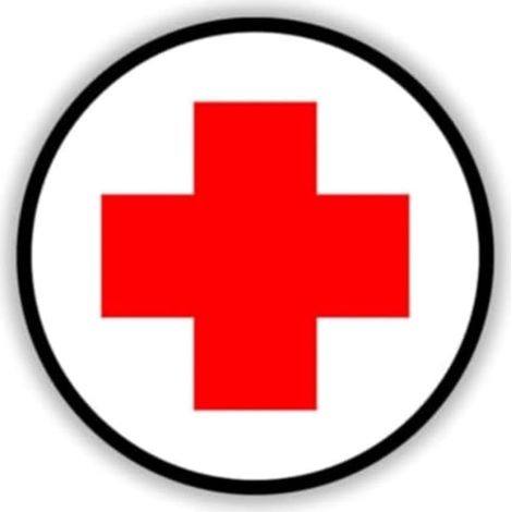 Lot de 2 autocollants croix rouge en vinyle 10 x 10 cm Symbole médical autocollant pour voiture, fenêtre, kit de premiers secours, décor de signe d'urgence   S50404 (1/5)