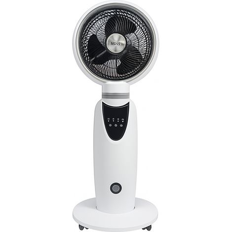 Ventilateur brumisateur oscillant CAPALDO Argo 80W 3 vitesses H30cm Diamètre N/A Connectivité N/A Blanc