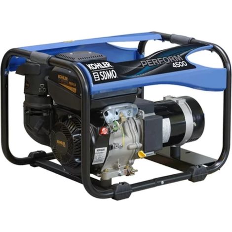 Sdmo – Groupe électrogène monophasé essence 4200 W – Moteur KOLHER – Autonomie 4,30 h – Réservoir 7,30 L – 2 prises 230V 10/16A