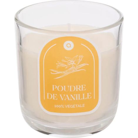 Bougie Parfumée en Verre "Floa" 210g Vanille (1/4)