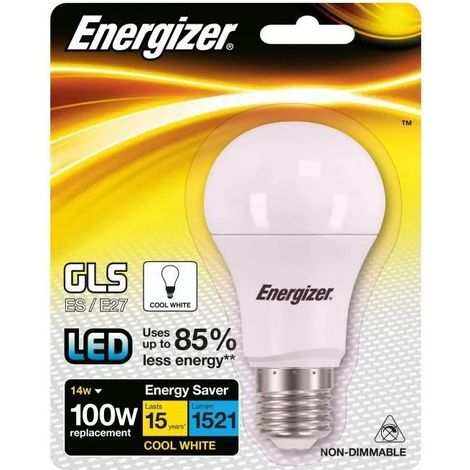 Bombilla LED E27, 1521 lúmenes, 14W/100W