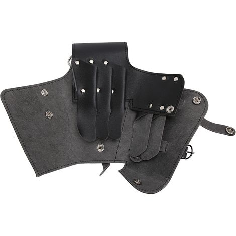 Sacoche professionnelle de coiffure, ceinture porte-ciseaux et peignes pour barbier, étui à outils ajustable. (1/5)