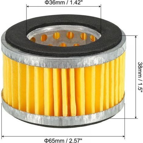 Ersatz-Luftfilterelement für Kompressoren, 2er-Pack Papierfilter für den Kompressor-Lufteinlass (1/4)