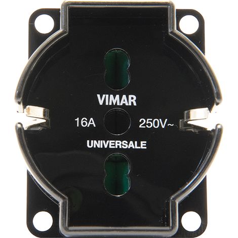 VIMAR - 01299.1.N Universal-Steckschlüsseleinsatz, schwarz