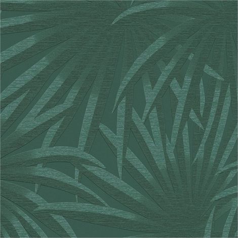 Nature wallpaper wall Profhome 393383 non-woven wallpaper textured with floral ornaments matt green emerald green 5.33 m2 (1/5)