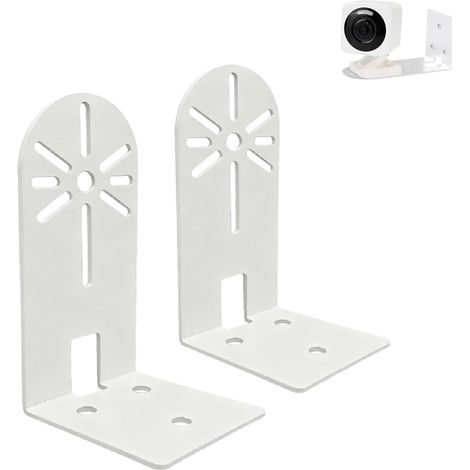 2er-Pack Wandhalterung für Überwachungskameras, Klebemontage ohne Bohren, robustes Aluminium, kompatibel mit Mini-Schwenk-Neigekameras, Indoor Cam E220, Outdoor-Kamerahalterung