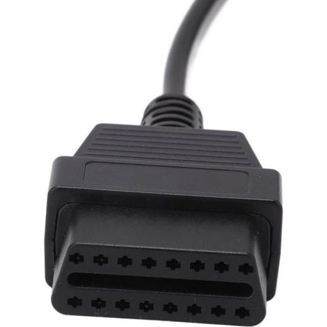 Cable OBD2 14 Broches Vers 16 Broches - Adaptateur Diagnostic Pour Vehicules Mercedes-Benz - 2 Unites (1/4)