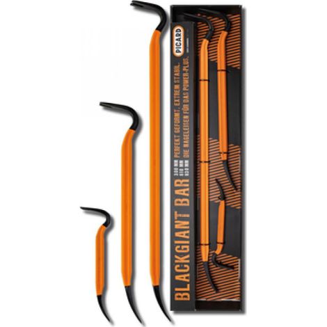 Picard – Barre BlackGiant jeu de pinces acier 300 mm – Forme stable et puissante – Pour travaux de précision – 4690999 (1/10)