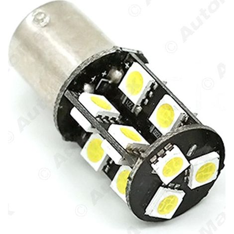 1156 BA15S 5050-19SMD Car LED Brake Light, LED Turning Light, Decoder Light, White (1/4)