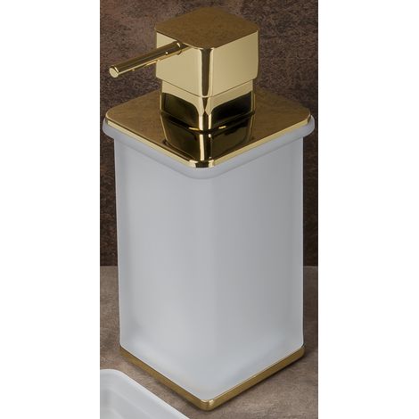 COLOMBO DESIGN Lulu' spandisapone appoggio vetro satinato oro codice prod: B93220HPS-VAN (1/3)