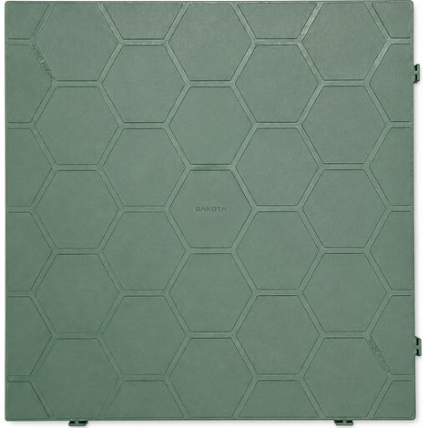 PIASTRELLA 40X40XH5CM VERDE CHIUSA (1/5)