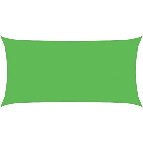 Maison Exclusive - Sonnensegel 160 g/m² Hellgrün 4x7 m HDPE (1/5)