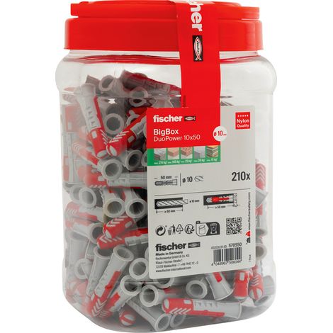 Fischer DuoPower 10x50 BigBox (210 Stk.) - 570550 (1/5)