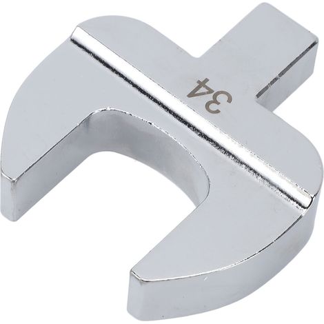 Clé à œil ouverte en acier à haute teneur en carbone 14 x 18 mm, remplacement de clé à œil, finition chromée entièrement polie, 34 mm / 1,34 po (1/5)