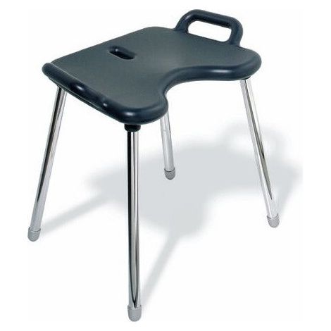 Sgabello da doccia LifeSystem grigio antracite