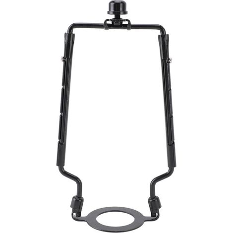 Abat-jour Support de Harpe en Fer, Kit Réglable, Design Exquis pour Tige de Lampe Standard, Base Lumineuse E26 (1/4)