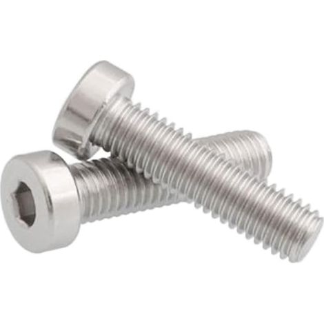 20 vis à tête cylindrique creuse M4 x 6/8/10/12/14/16/18/20/25/30/35/40 en acier inoxydable 304 avec