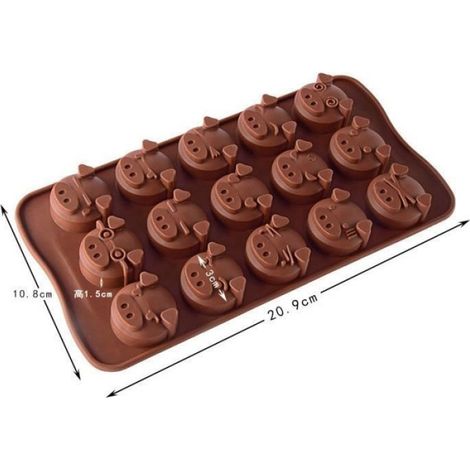 Moules à gâteau,Moule en Silicone pour Gâteau Pâtisserie Chocolat Bonbons Fondant Cuisson Gaufre Dessert Moule BRICOLAGE - (1/4)