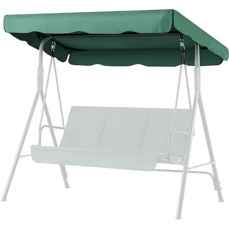 Schwenkbare Markisenabdeckung aus Polyester, UV-beständig, wasserdicht, für Garten, Terrasse, Veranda, 77 Zoll (1/4)