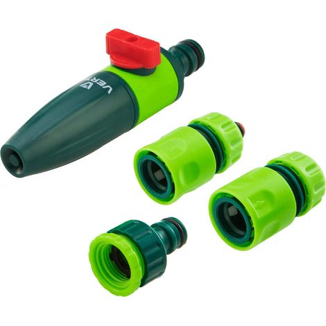 4 tlg. Verto gerade Spritzdüse 1/2" kurz (1/3)
