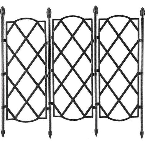 Filiyano – support en acier inoxydable – Treillis pliable en fil métallique - Cadre à fleurs pour treillis de jardin avec support en acier inoxydable (1/4)