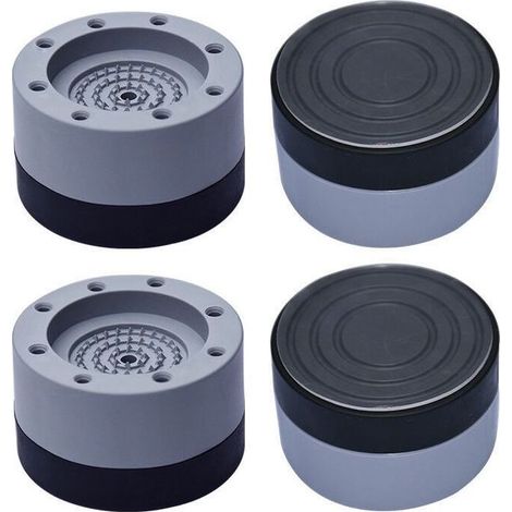 4PCS Washing Machine Foot Pads Anti Vibration Washer Feet Pad Anti Slip Rubber Foot Pad for Washing Machines and Dryers (1/5)