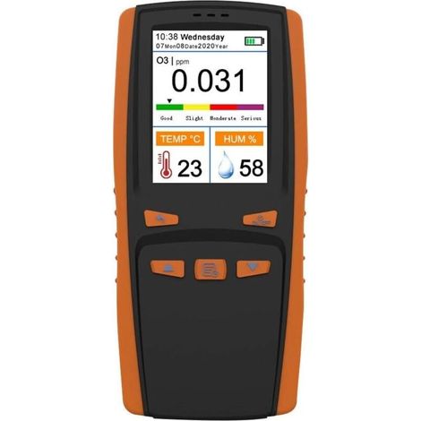 Analyseur d'Ozone Portable, Compteur d'Ozone Multifonctionnel pour Détection de Pollution de l'Air (1/4)