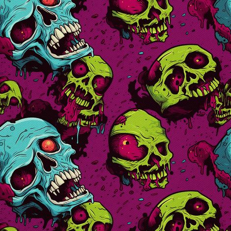 Tela Oxford decorativa para exteriores - Motivo de calavera I DX4125 (1/5)
