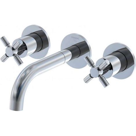 Steinberg 250 - Mitigeur de lavabo encastré, installation 3 trous, avec corps, chrome 250 1902 (1/6)