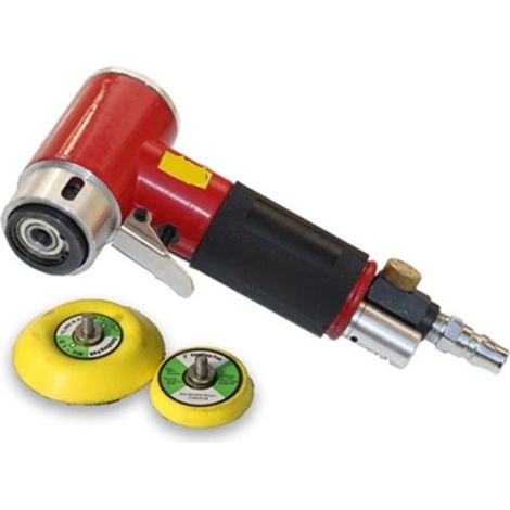 Polisseuse Ponceuse Ponceuse Orbitale Pneumatique 75X100mm Meuleuse D'air Machine De Polissage Outils Pneumatiques Ponçage Outils De Cirage Rectifieuse(Set 3) (1/5)