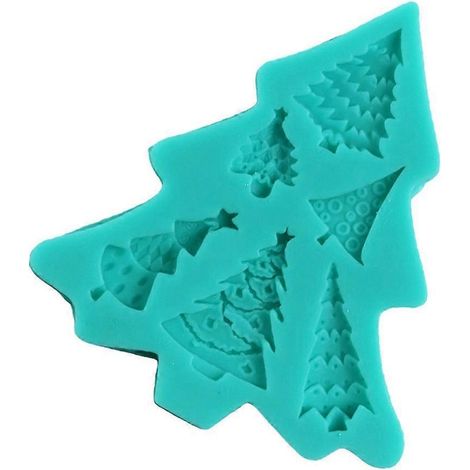 Silikonform für einen 3D-Weihnachtsbaum, ideal zum Selbermachen von Kinderspielzeug und Gießen