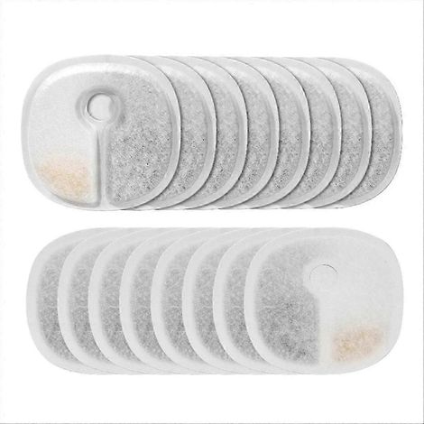 Filtres de rechange pour fontaine automatique pour animaux CHEERBLE (16 pièces)