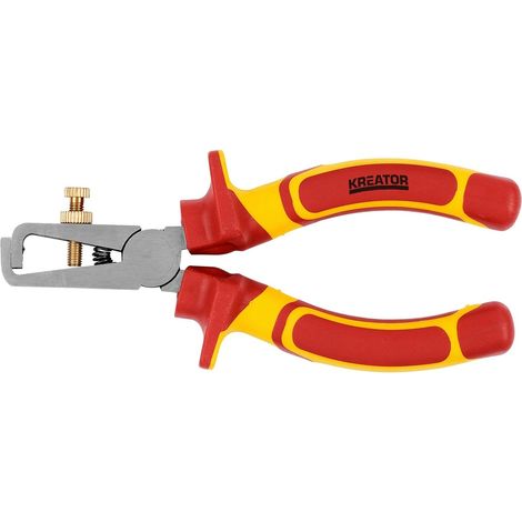 Pinza spelacavi isolata 150mm Kreator (1/2)