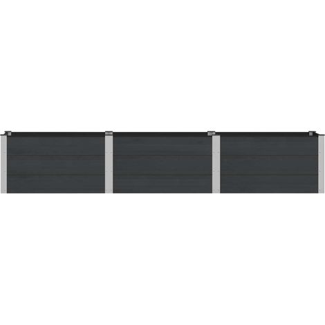 Maison Exclusive - Hochbeet Schwarz 300 x 50 x 54 cm
