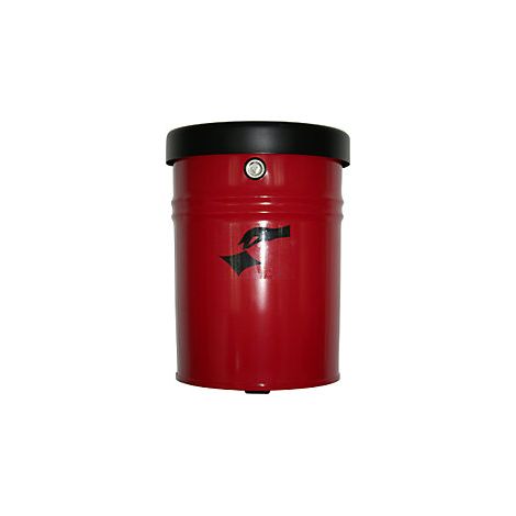 Recipiente mural para residuos  bajo llave  capacidad 24 l  H