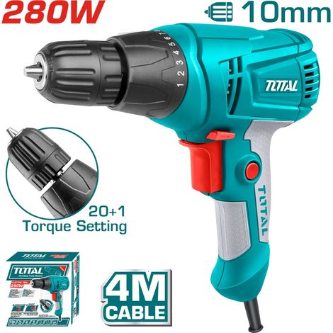 Trapano a filo da 280W foratura 10mm e mandrino autoserrante (1/8)