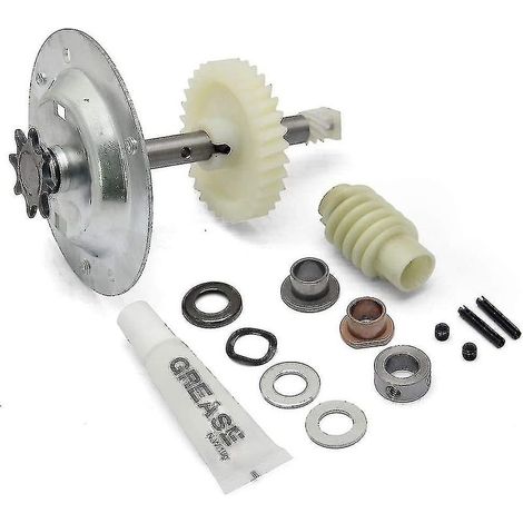 Le kit d'engrenages et de pignons Liftmaster 41c4220a est une alternative aux modèles à entraînement par chaîne Chamberlain, Sears et Craftsman WSHS. (1/2)