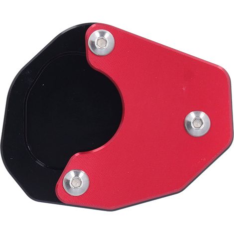 Extension de béquille de moto en alliage d'aluminium usiné CNC, compatible avec Trident 660 2021-2022 (rouge). (1/5)
