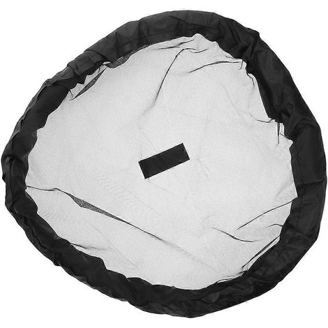 Filet flottant de protection pour plantes aquatiques et poissons, lot de 2, maille noire (1/5)